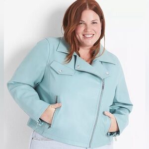 LB Aqua Moto Faux Leather 14/16